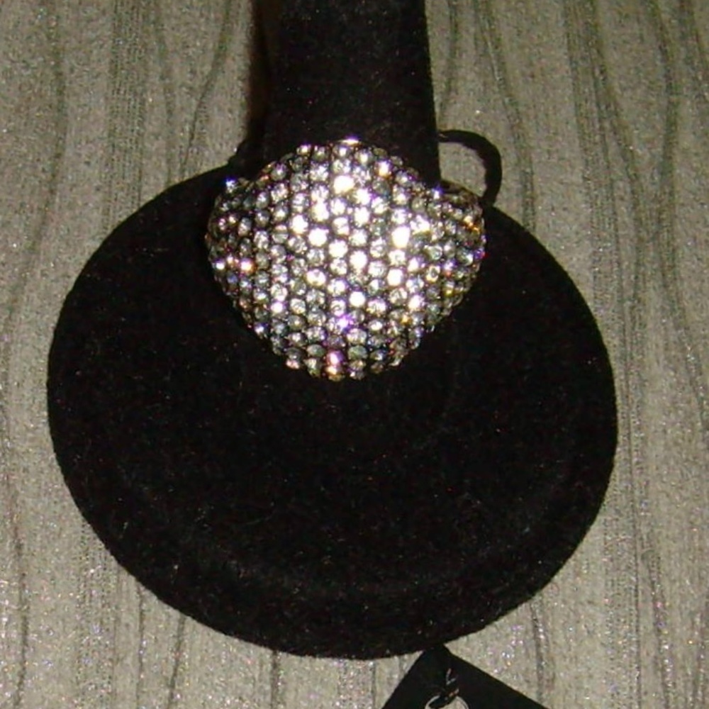 NEW ROCO by Rodrigo Otazu Hemitite/Clear RS Ring